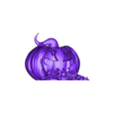 pumpkincandycorn .obj Jack-o-lantern tea light/Halloween /Pumpkin /Jack o lantern