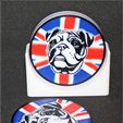 BullDog1.jpg British Bulldog Coasters