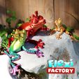 Dan-Sopala-Flexi-Factory-Frog_03.jpg Flexi Print-in-Place Frog Prince and Princess Prusa and Bambu painted 3mf files now added!