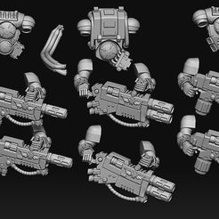 r2.jpg STL file HEAVY SPACE MELTA FANS MARINE ERADICATORS PRIMARIS BITS I・3D printer model to download