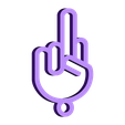 fuck_symbol_trinket_stl.stl Fuck symbol keychain