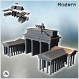 1-PREM.jpg Brandenburg Gate monument (Berlin, Germany) - Modern WW2 WW1 World War Diaroma Wargaming RPG Mini Hobby