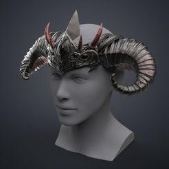 Asmodeus_Critical_Role-3Demon.jpg Fichier 3D Cornes d'Asmodée - Rôle critique・Modèle pour imprimante 3D à télécharger