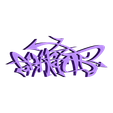 graffiti.stl Graffiti 3d model print