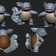 wartortle-cults-3.jpg Pokemon - Wartortle with 3 different poses