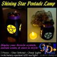 Pentacle-Lamp-IMG.jpg Shining Star Pentacle Lamp LED Lantern w/ Bowl