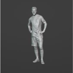 messi1.jpg Messi figurine 3d print model stl file