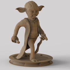 Yjpg.jpg Archivo STL yoda Master・Plan de impresora 3D para descargar