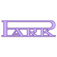 Park Amp Logo.stl PARK guitar amplifier Logo