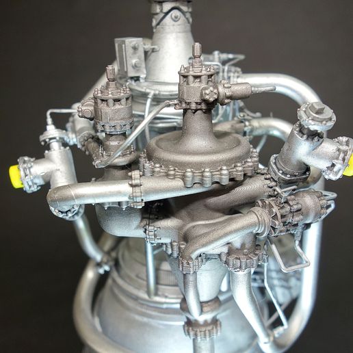 🚀 Rocketdyne RL10 Rocket Engine・ 3D File for 3D printing・Cults