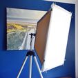 DSC_9356.jpg STL file DIY Softbox, Handmade softbox for photography, softbox holder・3D printable model to download