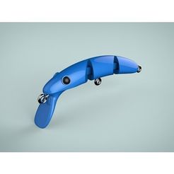 cd6a80a00bcbec63380b577654018ea8_preview_featured.jpg STL file fishing lure for Trout - joint minnow・3D print design to download