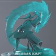 genji5.jpg Overwatch collectible Genji Baihu figurine mini for 3d printing 3D print model