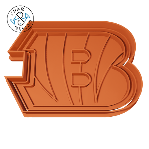 Cincinnati Bengals NFL - Cookie Cutter - Fondant - Polymer Clay 3D model