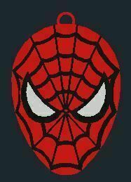 Spiderman keychain - 3D model önizlemesi