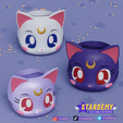 all03w.png Sailor Moon Cats Luna Artemis Diana Planters Pack Print in Place
