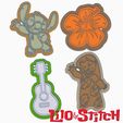 ZERO.jpg LILO & STITCH COOKIE CUTTERS (SET OF 4 CHARACTERS)