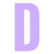 D.stl Simple uppercase alphabet- Abecedario mayuscula sencilla