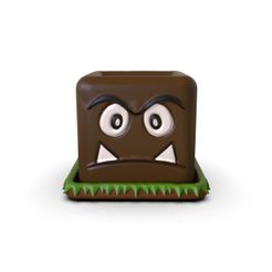 Goomban.43.jpg Archivo STL Maceta Goomban Pot Mario Bros・Plan de impresión en 3D para descargar