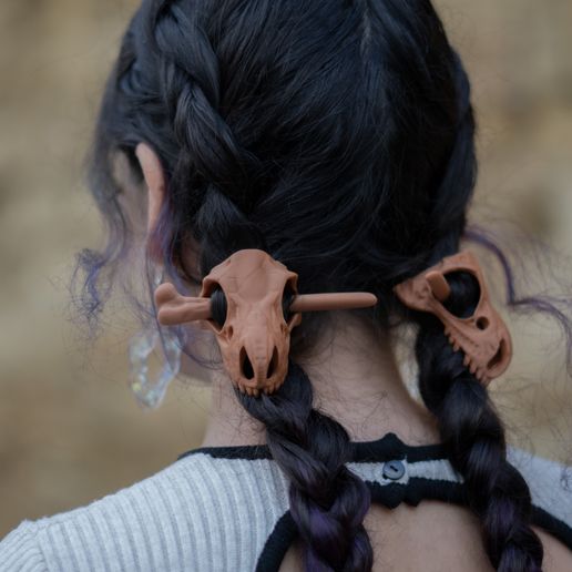 1.jpg DINOSAUR SKULL HAIRPIN