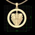 Measures.jpg Compass Horse pendant