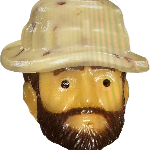 🦸 Mega construx COD Captain Price Head・ STL File for 3D printing