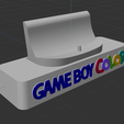 455e01792b6f6ad2f79deb1d68ee1ff0.png Archivo STL Soporte para Nintendo Game Boy Color・Objeto imprimible en 3D para descargar