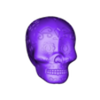 skull1.stl NFL Indianapolis Colts Sugar Skull Statue - 3D print