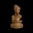 29.jpg Girl with a Pearl Earring 3D Portrait Sculpture