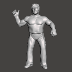 Screenshot-1074.png STL file WWE WWF LJN Style Terry Funk Figure・3D printing template to download
