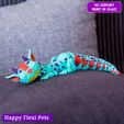 13.jpg Elcid the cute baby Dragon articulated flexi toy (STL & 3MF)