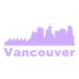 Vancouver_all.stl Wall silhouette - City skyline Set