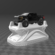Base-diseño-Raptor-stl-6.png 🛻 受猛禽启发的风火轮底座 - 强劲的 3D 设计 🛻 受猛禽启发的风火轮底座 - 大胆的 3D 设计