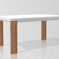 MesaModerna.png Dining Table + Chairs Modern Style