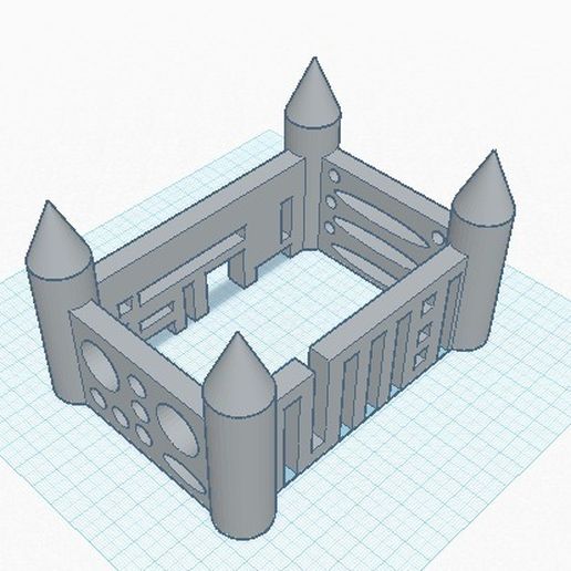 Castle of Shapes 3D model