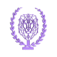 Lion.stl Coat of arms with geometric lion symbol