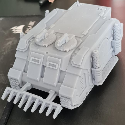 Supported Martian Pattern Rhinoceros Transporter 3D model