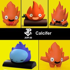 STL file Calcifer from Howl's Moving Castle - Ghibli 🏰・3D printing idea to  download・Cults