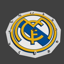 STL file Real Madrid shield for wall and jigsaw puzzle 🛡️・3D printer model  to download・Cults
