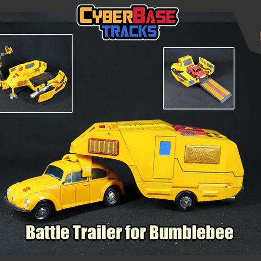 🛤️ [CyberBase Tracks] Battle Trailer for Transformers Bumblebee・ 3D ...