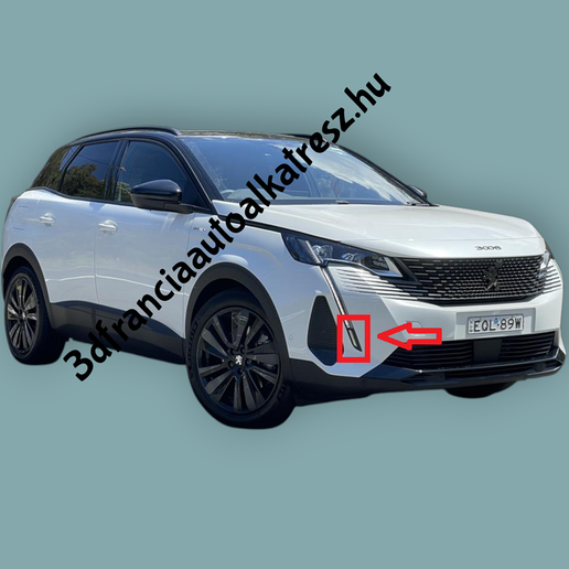 Peugeot 3008/5008 Front Bumper Trim Moulding 9836826677