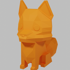 Render.png Fox Low Poly