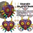 mask1.jpg Super Detailed Wearable Majora's Mask - For Cosplay or Display!