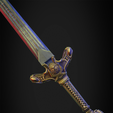 10_Excalibur_Sword.png King Arthur Excalibur Sword for Cosplay