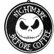 NB-Coffee-Keychain.jpg NBC Nightmare Before Coffee Multicolor Wall Art Keychain Ornament Coaster