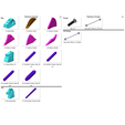 7.png Rainbow Smash Unicorn - Fortnite - Printable 3d model - STL files