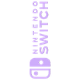 switch_logo.stl Free STL file Nintendo Switch Game Case Holder・3D printing idea to download
