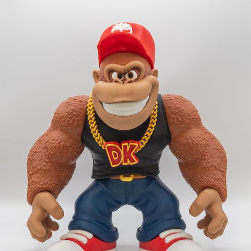 3.jpg 🦍🔥 Donkey Kong - Urban Vibes - Fan Art 🔥🦍 - (Multiparts / 3MF)