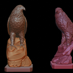 Eagle_Statue_1.png Eagle Statue 3D print model