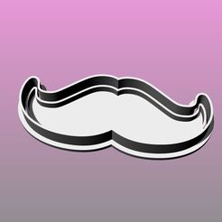 mostacho para imprimir